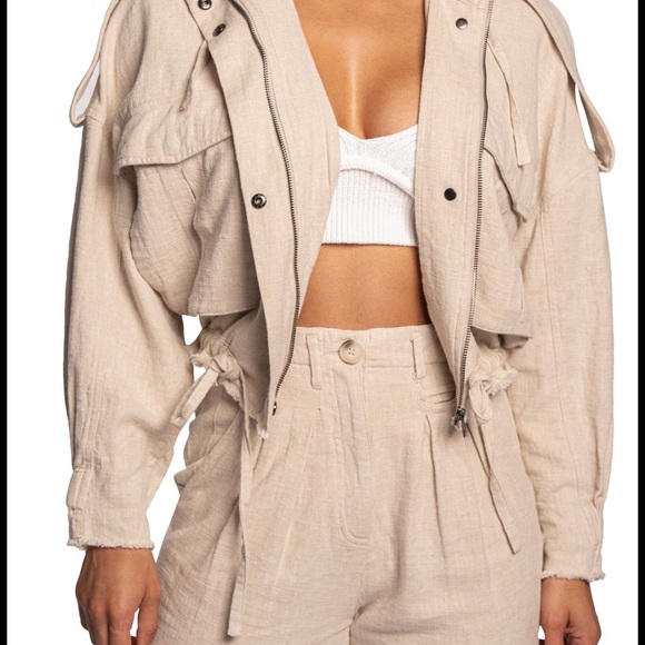 Jlux label linen Bridget jacket - Picture 3 of 8